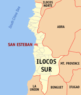 Kaart van San Esteban