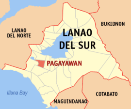 Pagayawan na Lanao do Sul Coordenadas : 7°44'N, 124°7'E