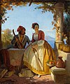 Maksymilian Antoni Piotrowski "Kochankowie z Sorrento" 1842