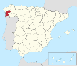 Provincia di Pontevedra - Localizzazione