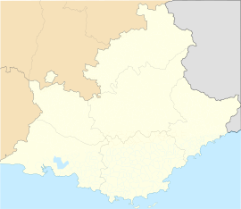 Saint-Tropez is located in Provence-Alpes-Côte d'Azur