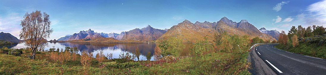 Rafsundet septembra, severna Norveška