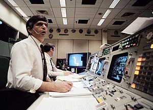 Mission Control following announcement that ST...