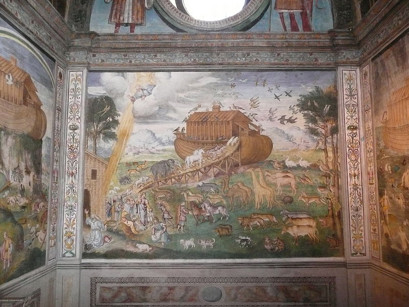 File:San Maurizio Luini noah's ark.JPG