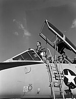 Шепард у кокпиту F-106 Делта Дарта, 1961. године