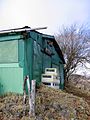 A hut on the top of Mount Shindainichi