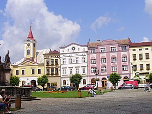 Marktplatz in Broumov (2009)