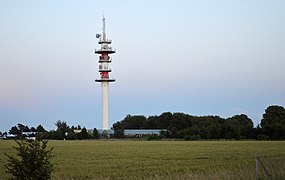 Tour Mi-Grogne à Dury, site de l'émetteur principale de la radio[3].