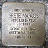 Stolperstein für Grete Marcus geb. Lilienfeld