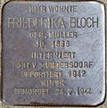 Stolperstein für Friederika Bloch (Stolzestraße 12)