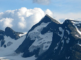 Le sommet vu depuis le nord.