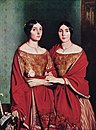『二人の姉妹』1843年 ルーヴル美術館所蔵
