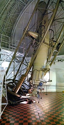 The Greenwich 28-inch refractor is a popular tourist attraction in 21st century London The 28-inch Telescope.jpg