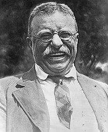 President Theodore Roosevelt (1901-1909) Theodore Roosevelt laughing.jpg