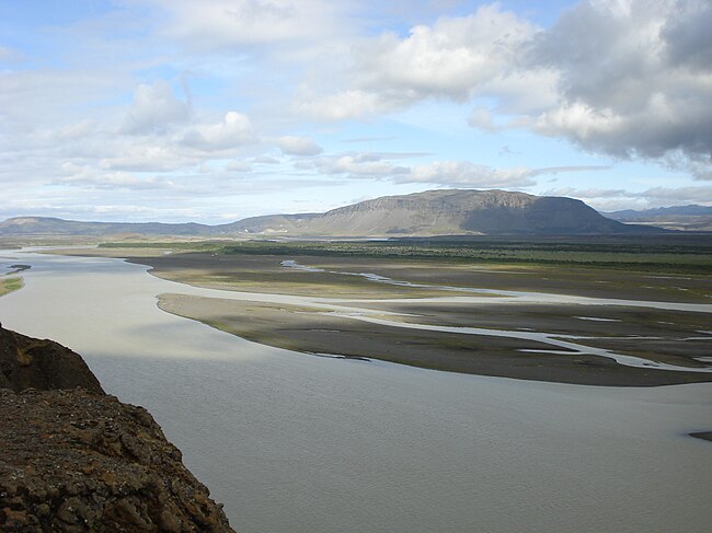 Der Fluss Þjórsá