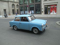 מכונית טראבנט ברחוב בברלין