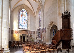 Le transept nord.