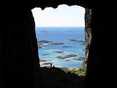 The large hole in Torghatten
