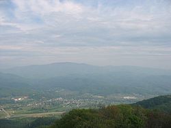 Unicoi viewed from Buffalo Mountain