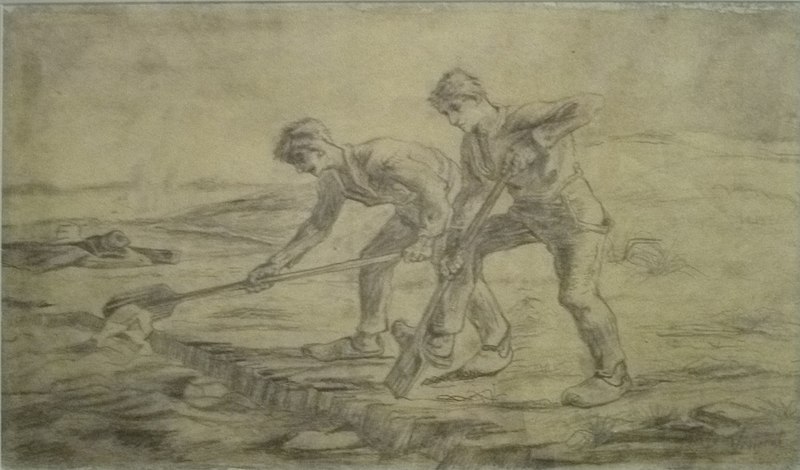 Bestand:Van Gogh (1880) - The Diggers (after Millet).jpg