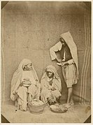Vendeuses de pains et de poissons, Algérie 1856.