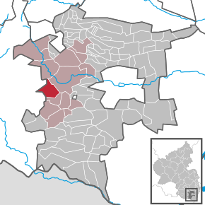 Poziția Wernersberg pe harta districtului Südliche Weinstraße