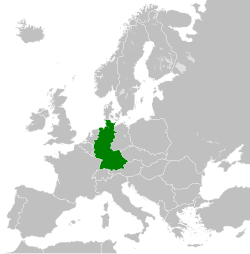 Forbundsrepublikken Tyskland (Vesttyskland) fra Saarlandets tilslutning den 1. januar 1957 og indtil Tysklands genforening den 3. oktober 1990