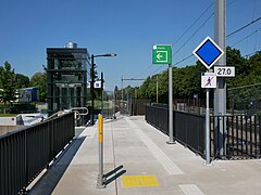Dordrecht, Zugang zum Bahnsteiggleis 1