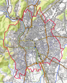 Carte topographique