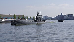 Ponorka třídy Zulu dochovaná v Amsterdamu