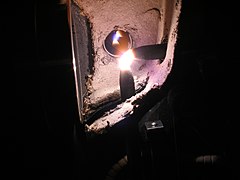 photographie d'une lampe à arc