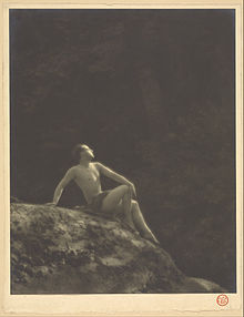 テッド・ショーン、1918年頃（photographed by Arthur F. Kales）