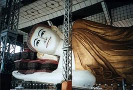 Liggende Boeddha in Pegu
