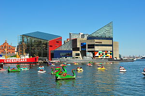 A photo of the Baltimore National Aquarium tak...