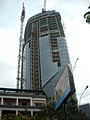 De toren onder constructie op 23 november 2009