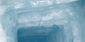 Blaues Eis in der Eishöhle 2010