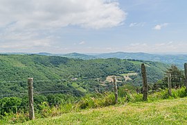 Vallée près de Saint-Chély-d'Aubrac (scènes champêtres).