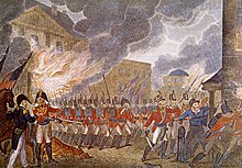 British action against Madison in 1814.