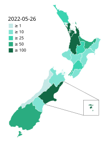 Смърт на COVID-19 в Нова Зеландия (DHB Totals) .svg