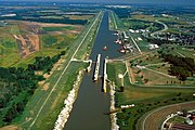 The Chain of Rocks Canal and Locks in Madison County, Illinois