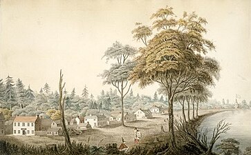 Aquarelle de York, au Bas-Canada (1804)