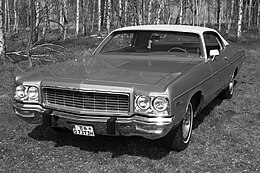 Una Dodge Polara Custom coupé del 1973