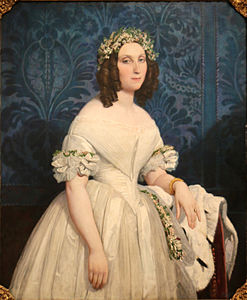 Dominique Papety, Portrait de Marie Louise Charles-Roux[5], née Arnavon.