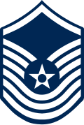 Rank insignia for senior NCOs in the USAF featured three rockers prior to 1991.