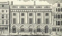 An engraving of East India House, Leadenhall Street (1766) E India House.jpg