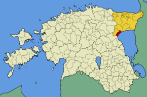 Kart over Lohusuu kommune