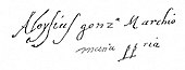 signature de Louis-Alexandre de Castiglione