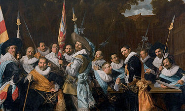 Frans Hals, Réunion des officiers et sous-officiers du corps des archers de Saint-Adrien (en), 1633