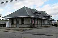 The former Milford station building in 2017