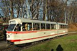 Gerestaureerde Konstal 102Na tram als museumwagen.